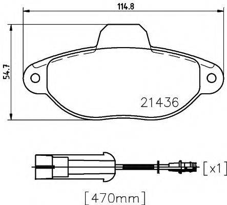 MINTEX MDK0020 Комплект гальм, дисковий гальмівний механізм