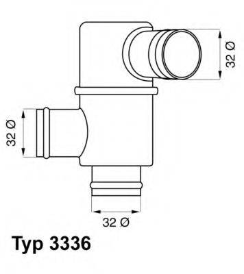 WAHLER 333683 Термостат, охолоджуюча рідина