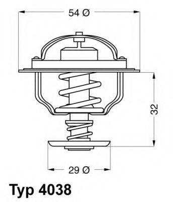 WAHLER 403881D Термостат, охолоджуюча рідина