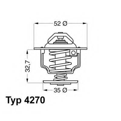 WAHLER 427088D Термостат, охолоджуюча рідина