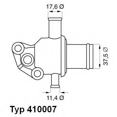 WAHLER 41000787D Термостат, охолоджуюча рідина