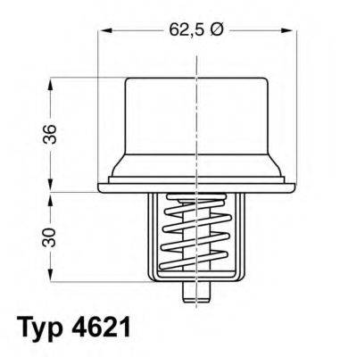 WAHLER 462180D Термостат, охолоджуюча рідина