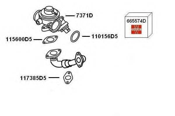 WAHLER 7900417 Рециркуляція ОГ
