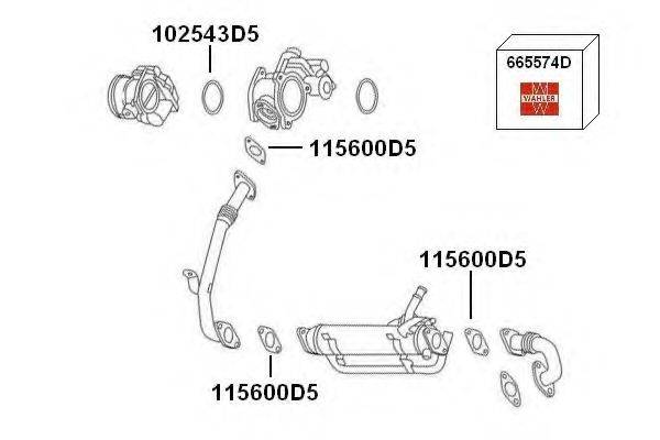 WAHLER 7900432 Рециркуляція ОГ