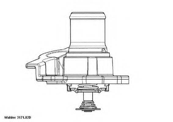 WAHLER 317182D Термостат, охолоджуюча рідина