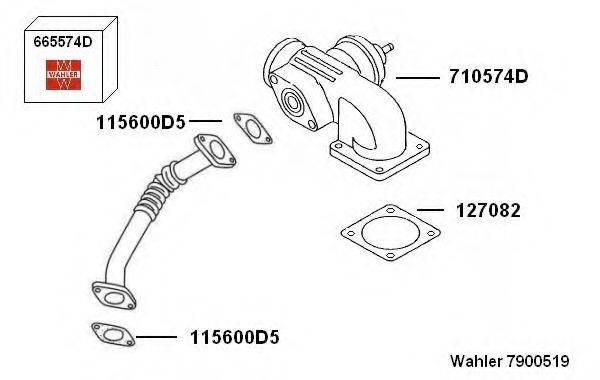 WAHLER 7900519 Рециркуляція ОГ