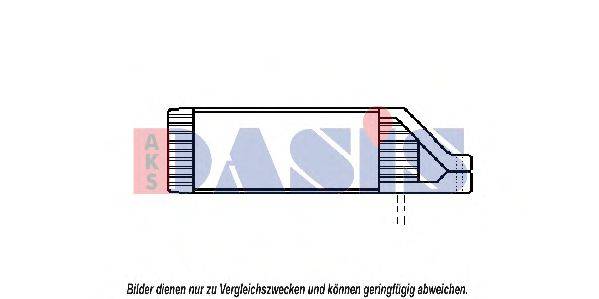 AKS DASIS 046100N масляний радіатор, моторне масло