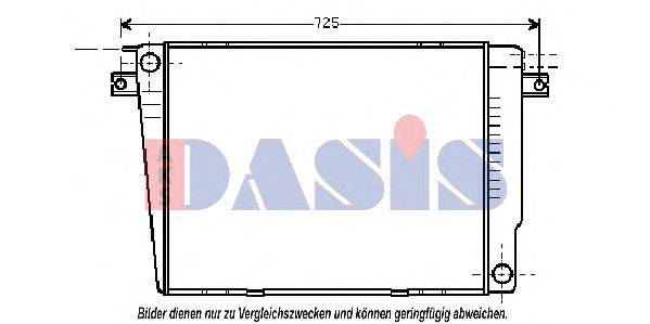 AKS DASIS 050200N Радіатор, охолодження двигуна