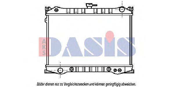 AKS DASIS 071490N Радіатор, охолодження двигуна