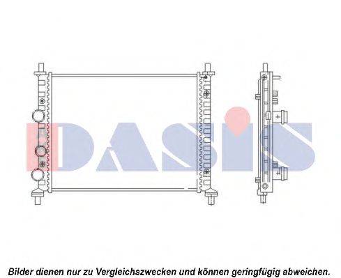 AKS DASIS 080088N Радіатор, охолодження двигуна