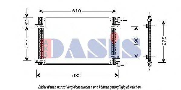 AKS DASIS 082012N Конденсатор, кондиціонер