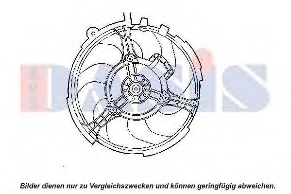AKS DASIS 088094N Вентилятор, охолодження двигуна