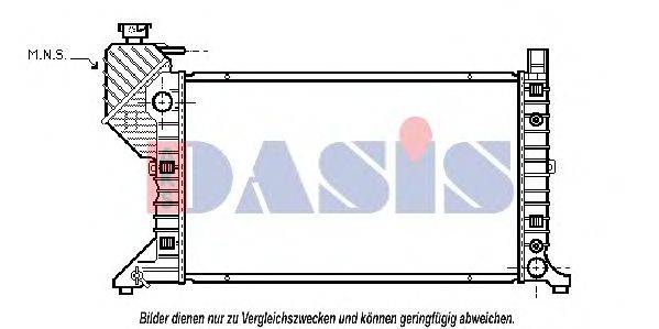 AKS DASIS 132130N Радіатор, охолодження двигуна