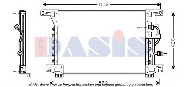 AKS DASIS 132450N Конденсатор, кондиціонер