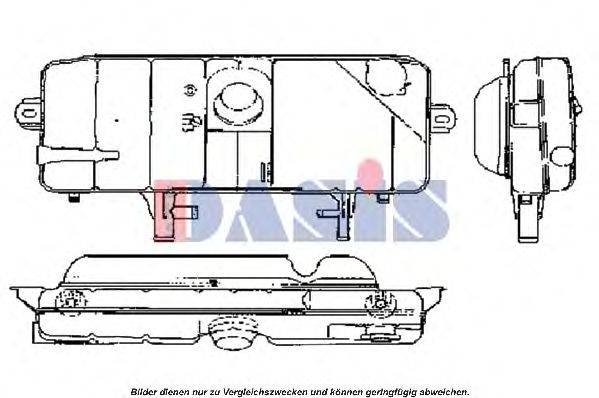 AKS DASIS 133070N Компенсаційний бак, охолоджуюча рідина