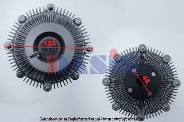 AKS DASIS 148050N Зчеплення, вентилятор радіатора