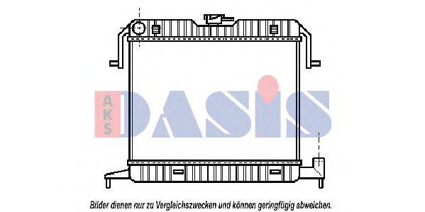 AKS DASIS 150550N Радіатор, охолодження двигуна
