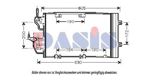 AKS DASIS 152003N Конденсатор, кондиціонер