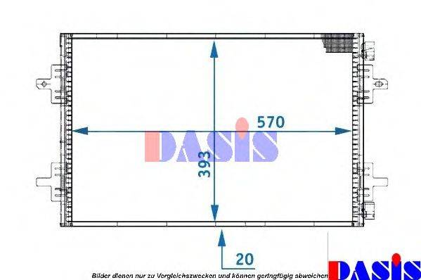 AKS DASIS 182006N Конденсатор, кондиціонер