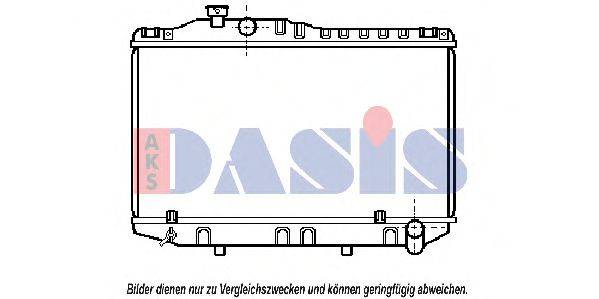 AKS DASIS 210280N Радіатор, охолодження двигуна