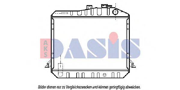 AKS DASIS 210540N Радіатор, охолодження двигуна