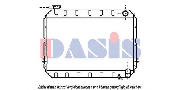 AKS DASIS 213370N Радіатор, охолодження двигуна