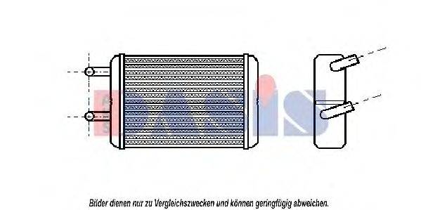 AKS DASIS 219050N Теплообмінник, опалення салону