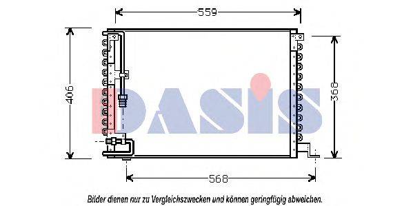 AKS DASIS 222040N Конденсатор, кондиціонер