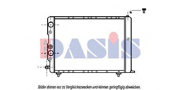 AKS DASIS 300540N Радіатор, охолодження двигуна