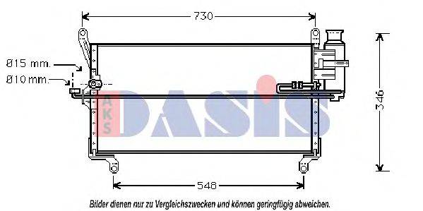 AKS DASIS 302170N Конденсатор, кондиціонер