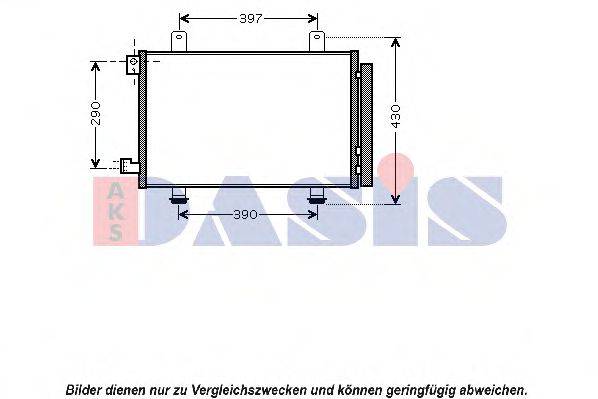 AKS DASIS 322022N Конденсатор, кондиціонер