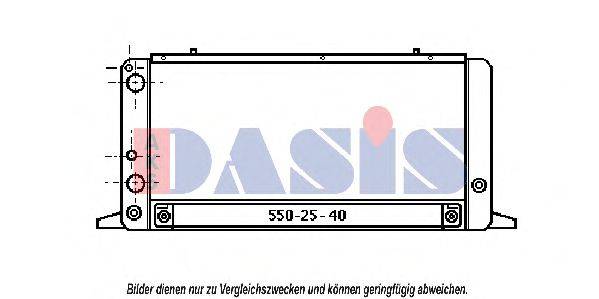 AKS DASIS 480560N Радіатор, охолодження двигуна