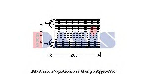 AKS DASIS 489006N Теплообмінник, опалення салону