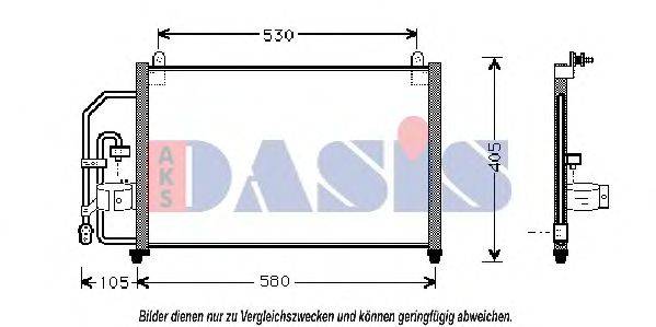 AKS DASIS 512001N Конденсатор, кондиціонер