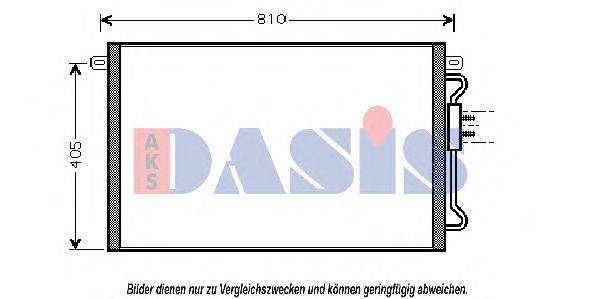 AKS DASIS 522012N Конденсатор, кондиціонер