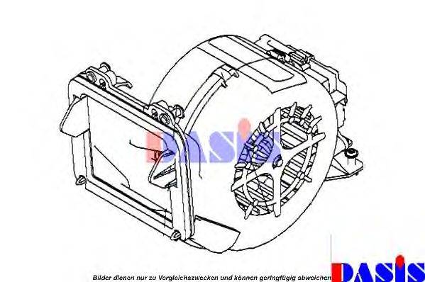 AKS DASIS 740458N Вентилятор салону