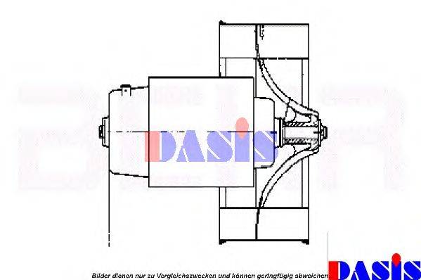 AKS DASIS 741020N Вентилятор салону