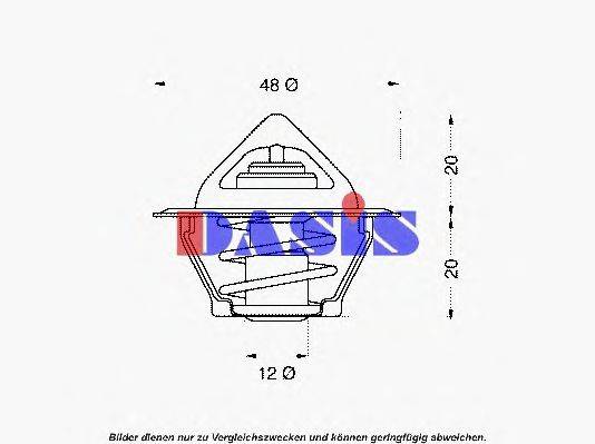 AKS DASIS 750383N Термостат, охолоджуюча рідина