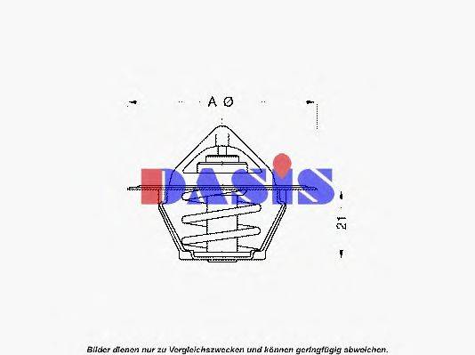 AKS DASIS 750645N Термостат, охолоджуюча рідина