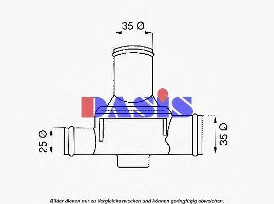 AKS DASIS 750739N Термостат, охолоджуюча рідина