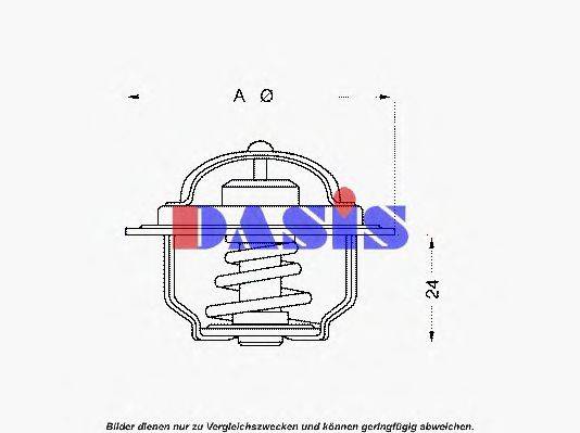 AKS DASIS 750896N Термостат, охолоджуюча рідина