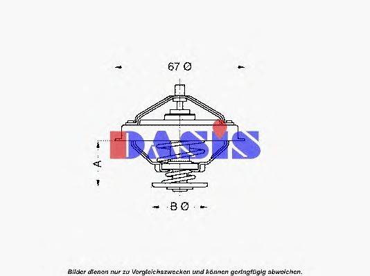 AKS DASIS 751933N Термостат, охолоджуюча рідина