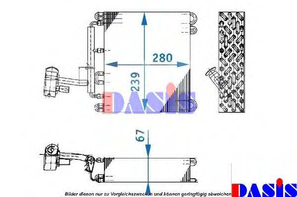 AKS DASIS 820192N Випарник, кондиціонер