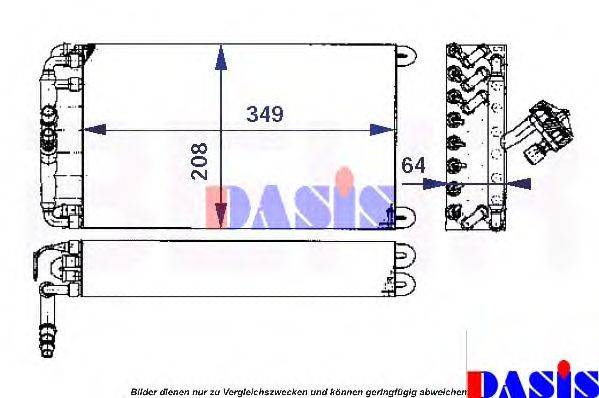 AKS DASIS 820570N Випарник, кондиціонер