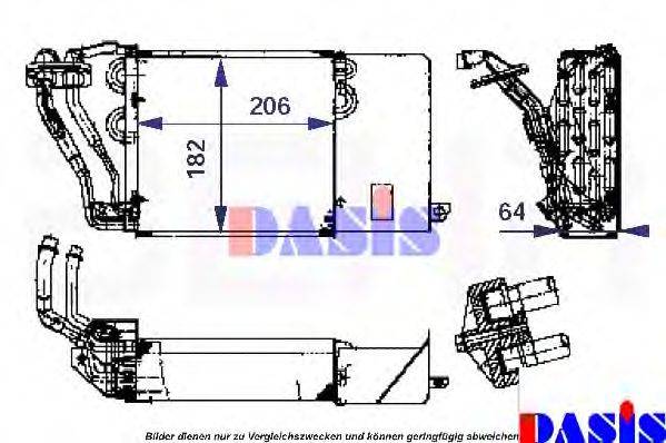 AKS DASIS 820700N Випарник, кондиціонер