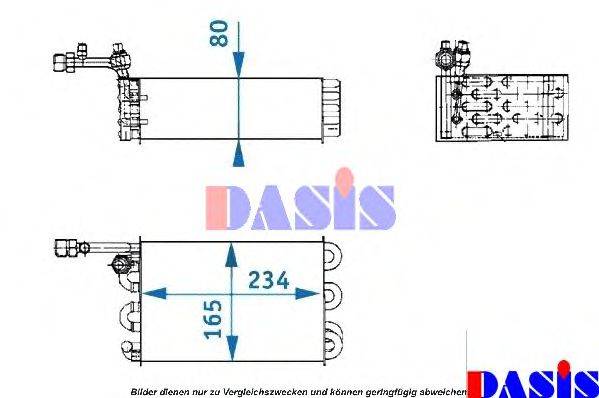 AKS DASIS 820860N Випарник, кондиціонер