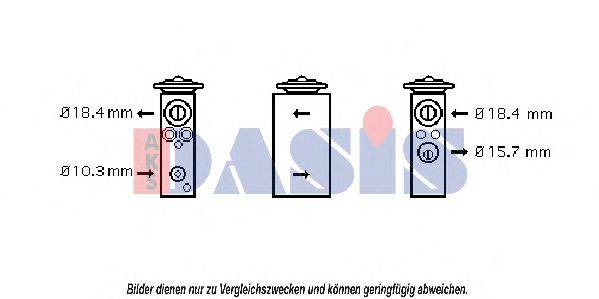 AKS DASIS 840003N Розширювальний клапан, кондиціонер