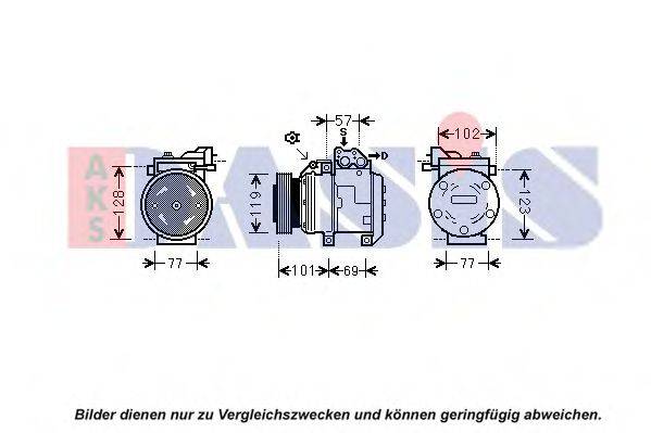 AKS DASIS 851383N Компресор, кондиціонер