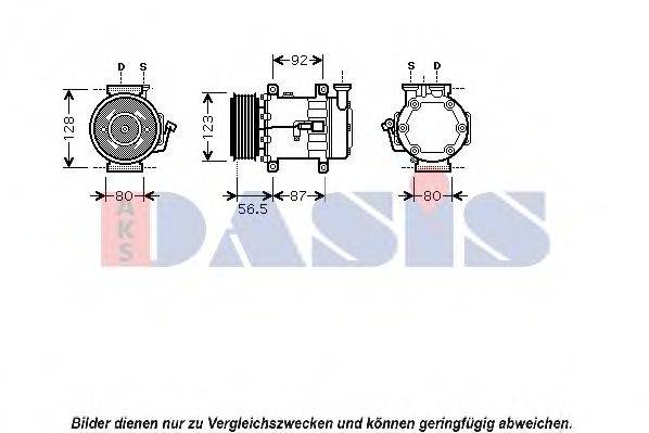 AKS DASIS 851429N Компресор, кондиціонер