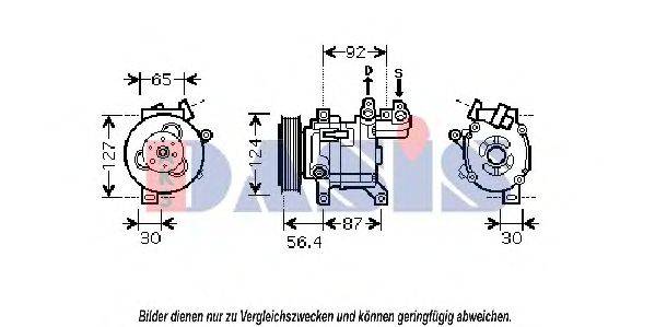 AKS DASIS 851868N Компресор, кондиціонер